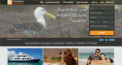 Desktop Screenshot of galapagosislands.com